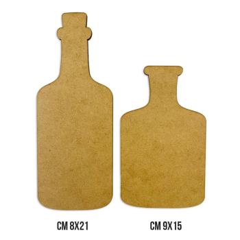 Stamperia - Holzteile "Bottles" MDF Crafty Shapes Blanks