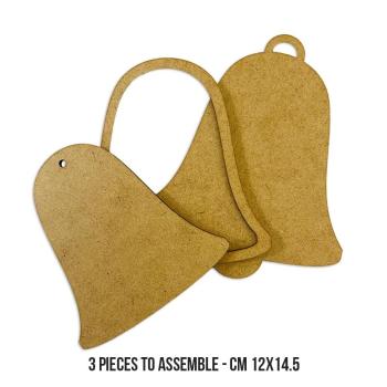 Stamperia - Holzteile "Bells" MDF Crafty Shapes Blanks