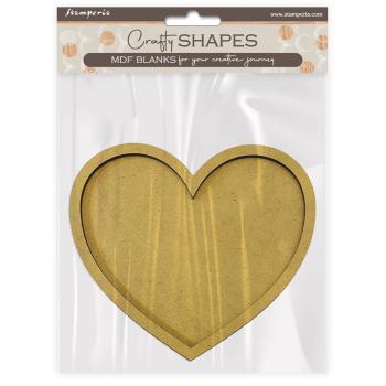 Stamperia - Holzteile "Hearts" MDF Crafty Shapes Blanks