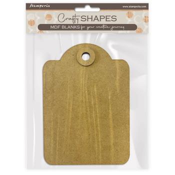 Stamperia - Holzteile "Rounded Tag" MDF Crafty Shapes Blanks