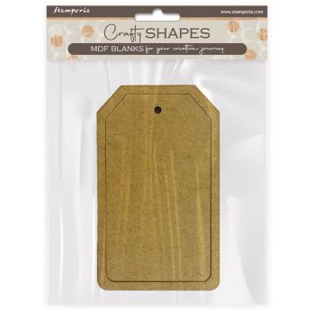 Stamperia - Holzteile "Rectangular Tag" MDF Crafty Shapes Blanks