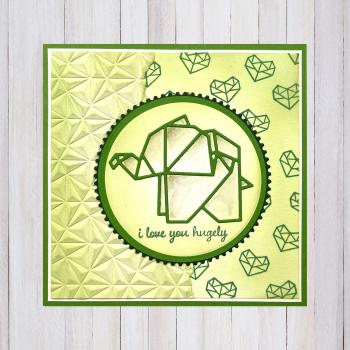 Nellie Snellen - Stempelset "Foldtastic Origami" Clear Stamps 