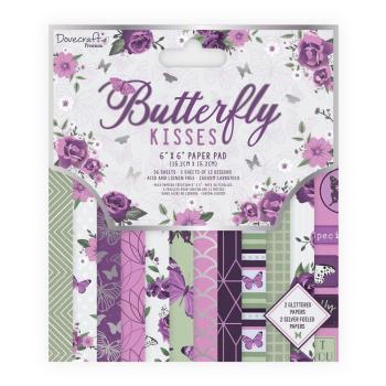 Dovecraft - Designpapier "Butterfly Kisses" Paper Pack 6x6 Inch - 36 Bogen