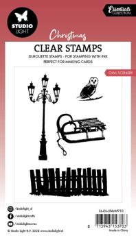 Studio Light - Stempelset "Owl Scenery" Clear Stamps