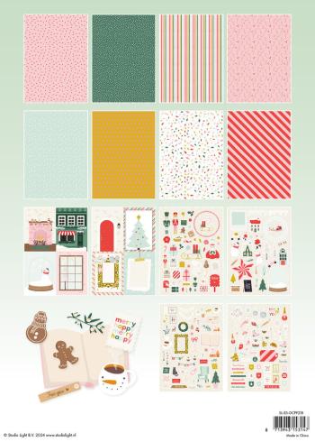 Studio Light - Stanzteile "Sweet Christmas" Die Cut Block - 28 Bogen