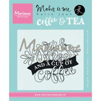 Marianne Design - Stempel "You & me and a cup of coffee" Clear Stamps