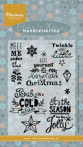 Marianne Design - Stempelset "Handlettering" Clear Stamps