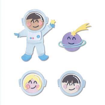 Sizzix Thinlits - Stanzschablone "Astronaut" Craft Dies by Olivia Rose