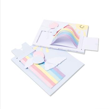 Sizzix - Stanzschablone "Rainbow Slider Card" Thinlits Craft Dies