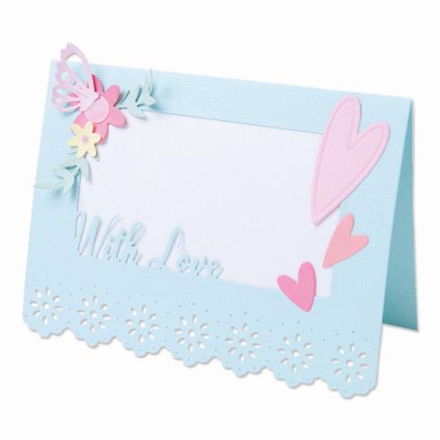 Sizzix - Stanzschablone "Lace Card Base" Thinlits Craft Dies by Olivia Rose