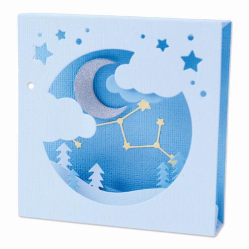 Sizzix - Stanzschablone "Celestial Box Card" Thinlits Craft Dies by Olivia Rose