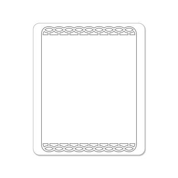 Sizzix - Stanzschablone "Card Ribbon insert" Sizzlits Dies