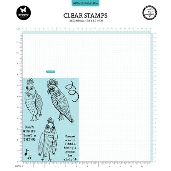 Studio Light - Stempelset "Don't Worry" Clear Stamps Design by Art by Marlene