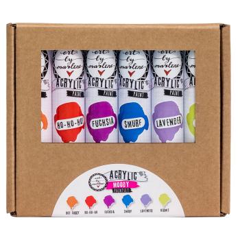 Studio Light - Acrylfarbe "Moody" Acrylic Paint Set 6x28ml Design by Art by Marlene