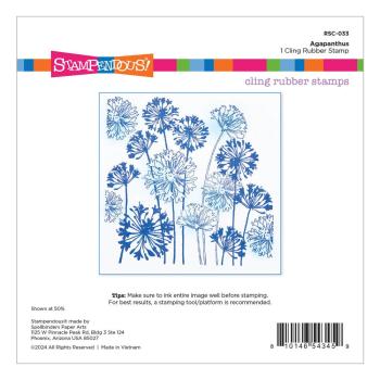 Stampendous - Gummistempel "Agapanthus" Cling Stamps