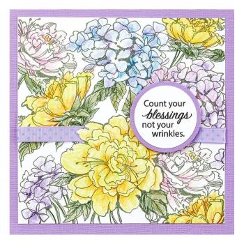 Stampendous - Gummistempel "Floral Garden" Cling Stamps