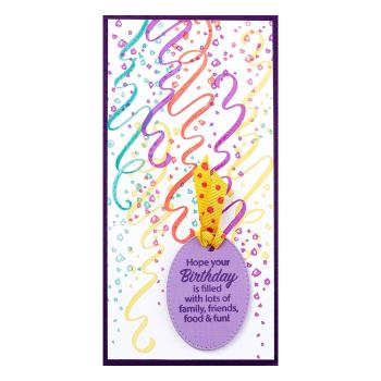 Stampendous - Gummistempel "Streamers" Cling Stamps