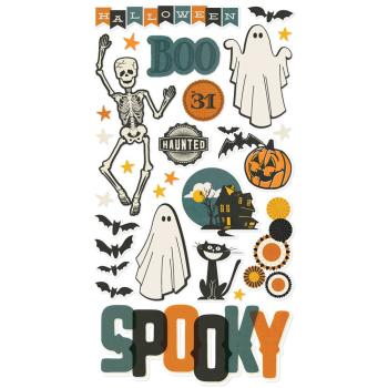 Simple Stories - Aufkleber "Simple Vintage Scary Stories" Chipboard Sticker 