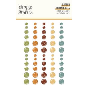 Simple Stories - Enamel Dots "Cider & Donuts" 60 Stück 