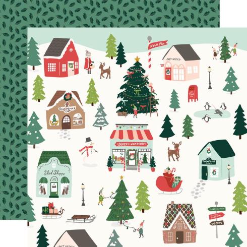 Simple Stories - Collections Kit "Santa's Village" 12 Bogen Designpapier