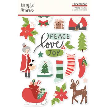 Simple Stories - Aufkleber "Santa's Village" Sticker Book