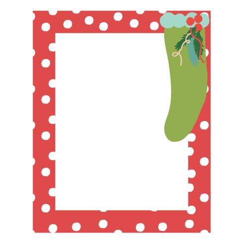 Simple Stories - Chipboard Frames "Santa's Village" 