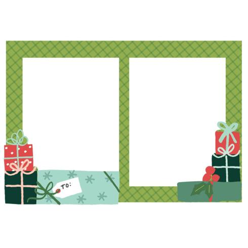 Simple Stories - Chipboard Frames "Santa's Village" 