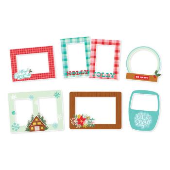 Simple Stories - Chipboard Frames "Snow Pine Lodge" 