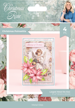 Crafters Companion - Stanzschablone "Christmas Poinsettia" Dies