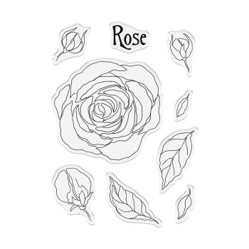 Crafters Companion - Stempelset "Radiant Rose" Clear Stamps