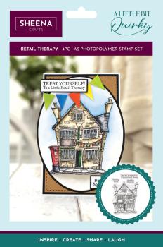 Crafters Companion - Stempelset "Retail Therapy" Clear Stamps Design by Sheena Douglass