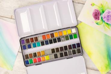 Crafters Companion - Aquarellfarbe "Watercolor Palette" 48 Farben