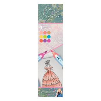 Crafters Companion - Aquarellstifte "Age of Elegance" TriColor Aqua Pens