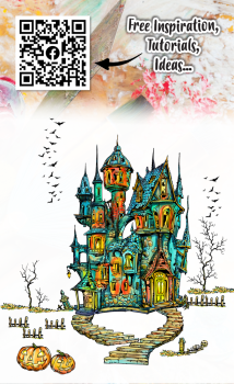 AALL and Create - Stempelset A6 "Nightfall Castle" Clear Stamps