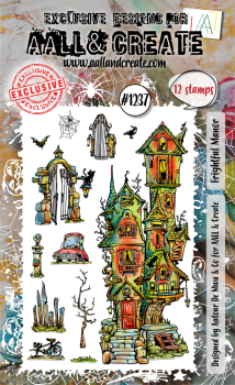 AALL and Create - Stempelset A6 "Frightful Manor" Clear Stamps