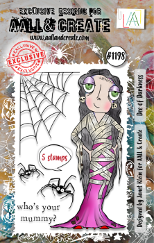 AALL and Create - Stempelset A7 "Dee of Darkness" Clear Stamps