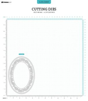 Studio Light - Stanzschablone "Oval Leaf Wreath" Dies