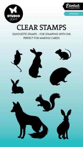 Studio Light - Stempelset "Animals Silhouette" Clear Stamps