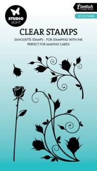 Studio Light - Stempelset "Rose Swirl Silhouette" Clear Stamps