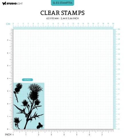 Studio Light - Stempelset "Thistle Silhouette" Clear Stamps