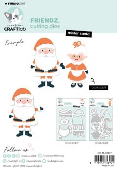 Creative Craft Lab - Studio Light - Stanzschablone "Mister Santa" Dies