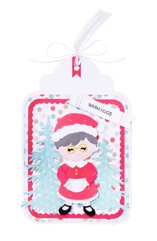 Creative Craft Lab - Studio Light - Stanzschablone "Misses Santa" Dies