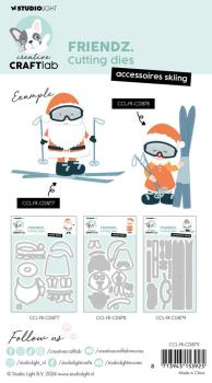 Creative Craft Lab - Studio Light - Stanzschablone "Accessoires Skiing" Dies