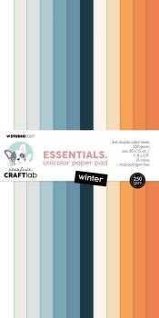 Creative Craft Lab - Studio Light - Cardstock "Winter" Paper Pack 30x15cm - 24 Bogen