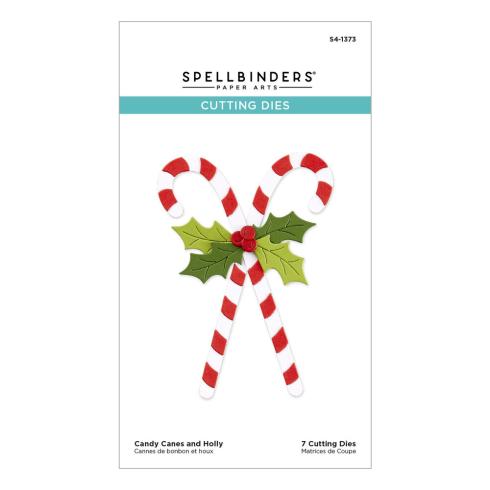 Spellbinders - Stanzschablone "Candy Canes and Holly" Dies