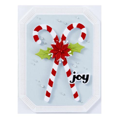 Spellbinders - Stanzschablone "Candy Canes and Holly" Dies