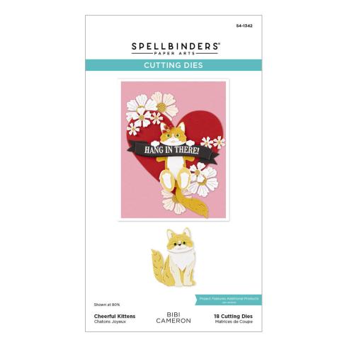 Spellbinders - Stanzschablone "Cheerful Kittens" Dies