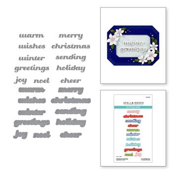 Spellbinders - Stanzschablone "Christmas Greetings" Dies