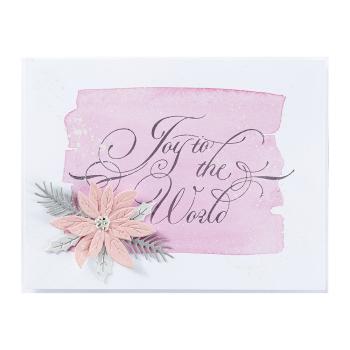 Spellbinders - Buchdrucktechnik "Copperplate Joy to the World" BetterPress Plate