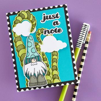 Spellbinders - Stempelset & Stanzschablone "No Place Like Gnome" Clear Stamps & Dies by Dyan Reaveley